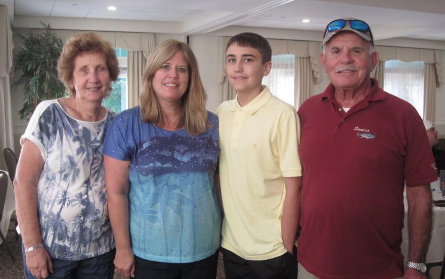 Lynne & Chris Flanagan with her parents Penny & Bill Sullivan 2015