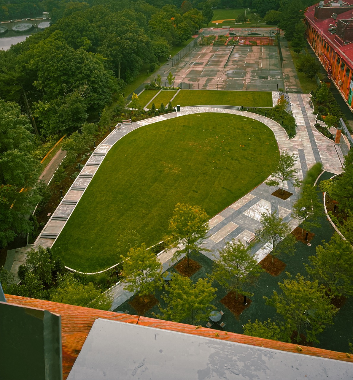 100 Forge green aerial
