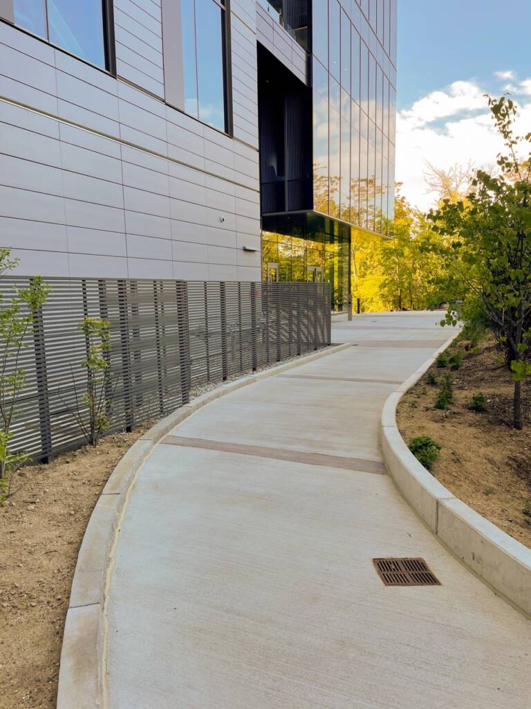 100 Forge sidewalk completion