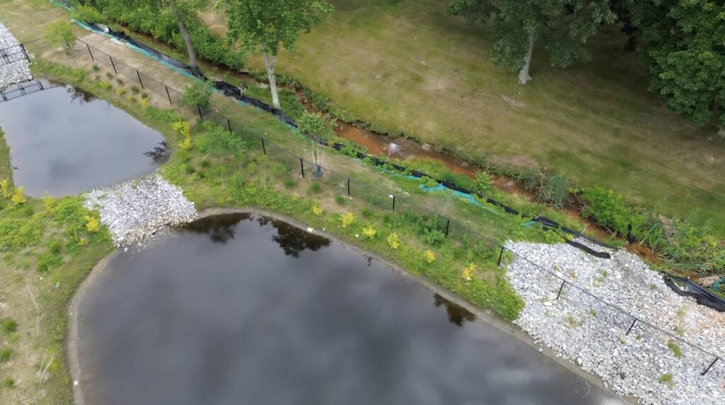 Market Basket North Andover storm water system aerial