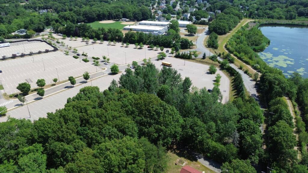 Residences at South Shore site aerial