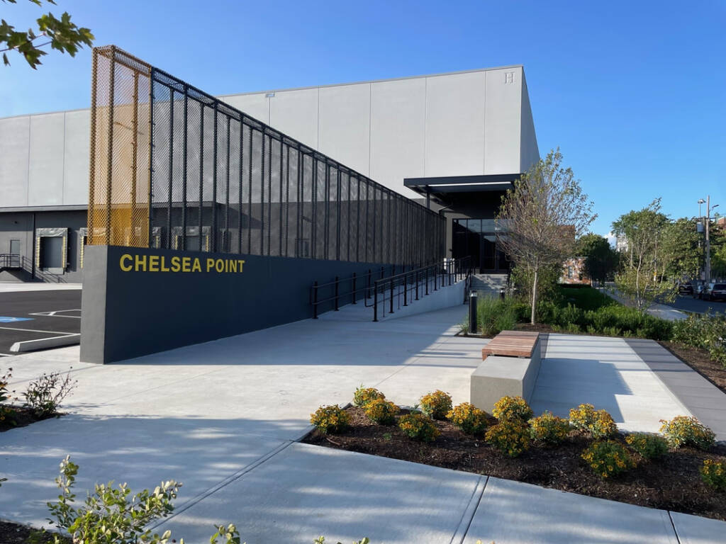 Chelsea Point front entrance with ramp