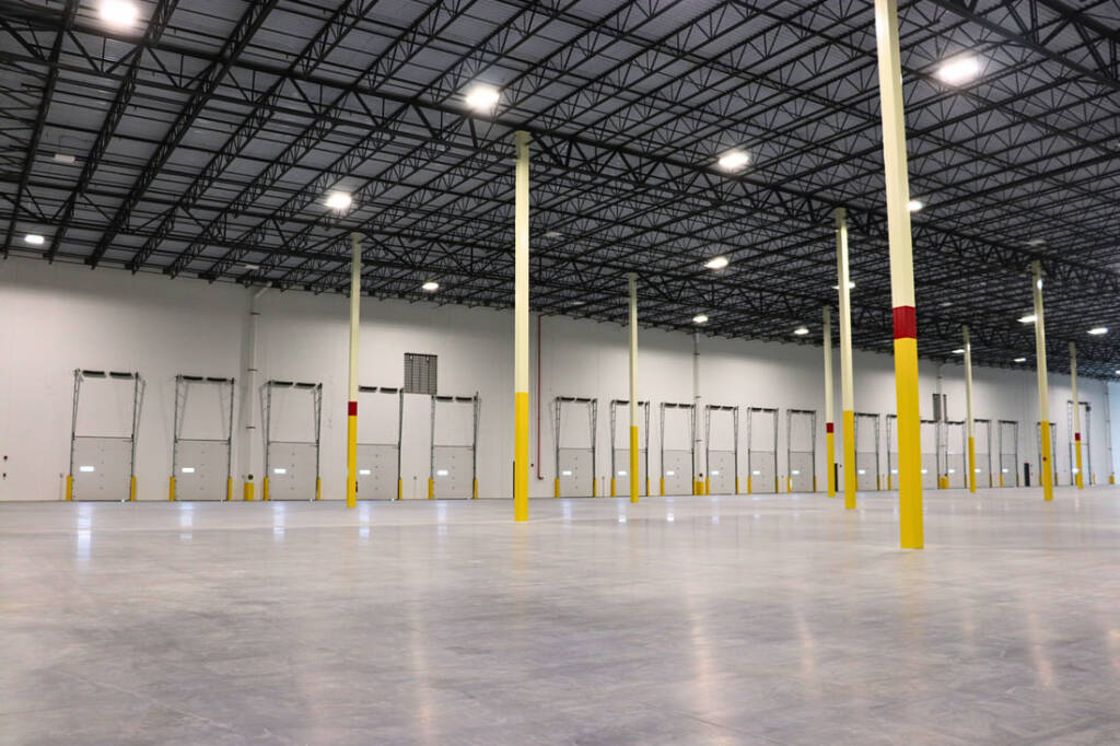 Chelsea Point interior space with high ceilings